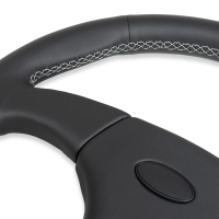 PROMotive Land Rover Defender Sportlenkrad Lederlenkrad Naht silber ab 05/2014